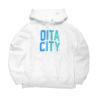 JIMOTO Wear Local Japanの大分市 OITA CITY ビッグシルエットパーカー