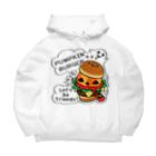 イラスト MONYAAT のGz かぼちゃバーガーA Big Hoodie