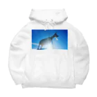 Ngorongoro＊Pixelの神々しいヤギ Big Hoodie