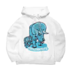 segasworksのTRICERATOPS（成体と幼体） Big Hoodie