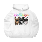 揺れるブヒ犬 Wiggly Pooch の踊るフレブル隊 Big Hoodie