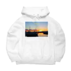 photo-kiokuの漁港夕景 Big Hoodie