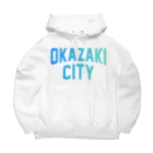 JIMOTO Wear Local Japanの岡崎市 OKAZAKI CITY ビッグシルエットパーカー