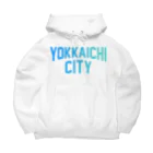 JIMOTOE Wear Local Japanの四日市 YOKKAICHI CITY ビッグシルエットパーカー