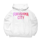 JIMOTOE Wear Local Japanの福島市 FUKUSHIMA CITY ビッグシルエットパーカー