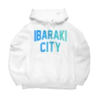 JIMOTOE Wear Local Japanの茨木市 IBARAKI CITY ビッグシルエットパーカー