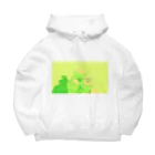 Three Sandpearsのバックプリント付だよ！ビックパーカー Big Hoodie