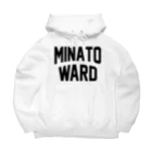 JIMOTO Wear Local Japanの港区 MINATO WARD ビッグシルエットパーカー