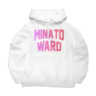 JIMOTO Wear Local Japanの港区 MINATO WARD ビッグシルエットパーカー