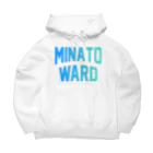 JIMOTO Wear Local Japanの港区 MINATO WARD ビッグシルエットパーカー