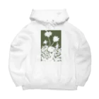 気ままに創作　よろず堂の花咲く小径④みどり Big Hoodie