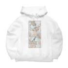 made blueの白盆 White August Big Hoodie