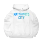 JIMOTO Wear Local Japanの松本市 MATSUMOTO CITY ビッグシルエットパーカー