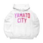 JIMOTO Wear Local Japanの大和市 YAMATO CITY ビッグシルエットパーカー