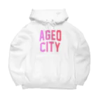 JIMOTO Wear Local Japanの上尾市 AGEO CITY ビッグシルエットパーカー