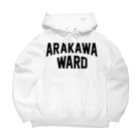 JIMOTO Wear Local Japanの荒川市 ARAKAWA CITY ビッグシルエットパーカー