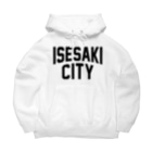 JIMOTO Wear Local Japanの伊勢崎市 ISESAKI CITY Big Hoodie