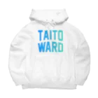 JIMOTO Wear Local Japanの台東区 TAITO WARD ビッグシルエットパーカー