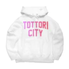 JIMOTO Wear Local Japanの鳥取市 TOTTORI CITY ビッグシルエットパーカー