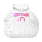 JIMOTO Wear Local Japanの弘前市 HIROSAKI CITY ビッグシルエットパーカー