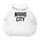 JIMOTO Wear Local Japanの西尾市 NISHIO CITY ビッグシルエットパーカー