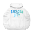 JIMOTOE Wear Local Japanの高岡市 TAKAOKA CITY ビッグシルエットパーカー