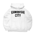 JIMOTO Wear Local Japanの川西市 KAWANISHI CITY ビッグシルエットパーカー