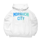 JIMOTO Wear Local Japanの守口市 MORIGUCHI CITY ビッグシルエットパーカー