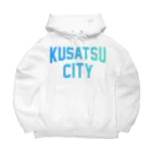 JIMOTO Wear Local Japanの 草津市 KUSATSU CITY ビッグシルエットパーカー