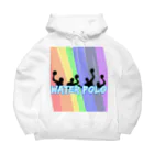 AJCOMPANYの水球シリーズ　colorful Big Hoodie