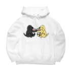 ハッピー・ラブラドールズのラブラドールフレンズ Big Hoodie