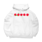 リトルアップルのりんご暮らしの青虫 Big Hoodie