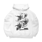 segasworksのTriceratops prorsus growth series Big Hoodie