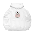 madein8☞shopのsweater-penguin ビッグシルエットパーカー