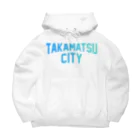 JIMOTO Wear Local Japanの高松市 TAKAMATSU CITY ビッグシルエットパーカー