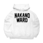 JIMOTO Wear Local Japanの中野区 NAKANO WARD ビッグシルエットパーカー