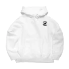 CROW_BAR_NETWORKのビッグシルエットパーカー ホワイト Big Hoodie