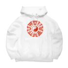 中華呪術堂（チャイナマジックホール）の太極八卦(赤)mini Big Hoodie