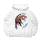 恐竜おみやげ屋のアロサウルス Big Hoodie