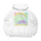 ハッピースマイルのカラフルキャンディードリーム Big Hoodie