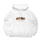 Mitsu-ZoのZebra-Finch Big Hoodie