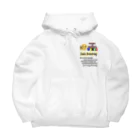 WavysDepartmentStoreのWhat a wonderful world （white） Big Hoodie