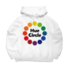 ねこのかくれが的ひみつきちハウスのHue Circle 色相環12 Big Hoodie