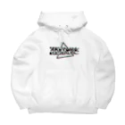 AKETAMA OFFICIAL GOODSのあけたま_グリッチ(黒) Big Hoodie