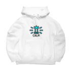 CALMのCALM LIGHT BLUE Big Hoodie