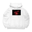 420iloveyouの紅花 Big Hoodie