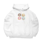 浅山しおん（ハリネズミのソフィー）のオリジナル　ハリネズミのソフィー、ドーナッツにハマる。 Big Hoodie