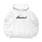 MizuriのGlitch Cat (猫グッズパーカーetc) Big Hoodie