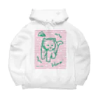 Snow Tailのふきげんにゃんこ Big Hoodie