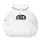 クレーンゲーム中毒のゴトン中毒　ビッグシルエットパーカー(White) Big Hoodie